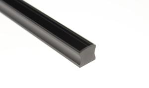 LED-strip Profile 3 Meter 17.5mm x 15mm Surface mounted black