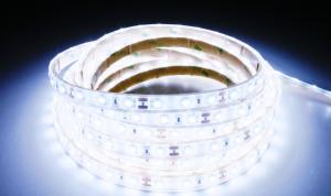 LuxaLight Long Life LED-strip Koel Wit 8900K Waterdicht (12 Volt, 60 LEDs, 3528, IP68)