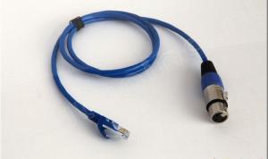 DMX-512 kabel, XLR Vrouwtjes Socket/ RJ45 Con.