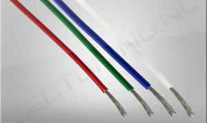 4-Way Wire Set 0.5mm² Red, Green, Blue and White