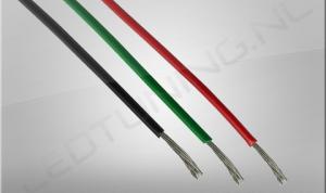 3-Way Wire 0.5mm² Black, Green en Red