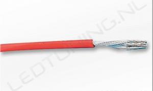 Silicone Draad 0.5mm² Rood