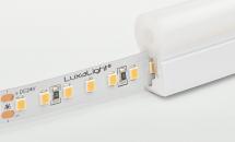 LuxaLight Long Life LED Neon Flex Top View RGB + Warm Wit 2700K (24 Volt, 60 LEDs, 5050, IP67)