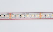 LuxaLight Long Life LED-strip Full-color RGB + Warm White (2700-2900K), RGBWW High Power Waterproof (24 Volt, 96 LEDs, 5050, IP68)