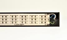 LuxaLight Industrial LED Fixture Transparent IP68 UV-A 395nm 24.2x16mm (24 Volt, 2835, IP68)