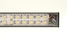 LuxaLight Industriële LED Armatuur Transparent cover RGBW 24.2x16mm (24 Volt, 5050, IP64)