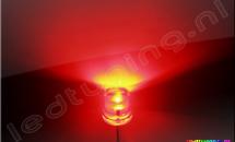 Vlakke Top LED 5mm 90° 2200mcd Rood Vlakke Top LED 5mm 90° 2200mcd Rood