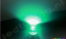 Vlakke Top LED 5mm 90° 2200mcd Turquois