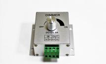 12-24 Volt 1x8A 1 Channel LED-Strip Dimmer with knob