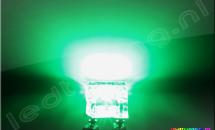 Flat SuperFlux LED 120° 2200mcd Green