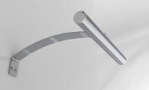 Aluminum Wall Hanging Bracket Long for Round Profile 24mm x 24mm Aluminum Wall Hanging Bracket Long for Round Profile 24mm x 24mm