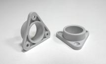 Plastic Wall Mount for Round Profile 24mm x 24mm Plastic Wall Mount for Round Profile 24mm x 24mm