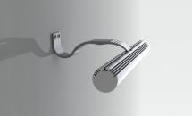 Aluminum Wall Hanging Bracket Short for Round Profile 24mm x 24mm Aluminum Wall Hanging Bracket Short for Round Profile 24mm x 24mm