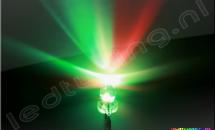 Bi-color 3mm LED Rood-Groen C.C.