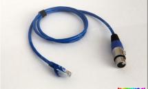 DMX-512 kabel, XLR Vrouwtjes Socket/ RJ45 Con.