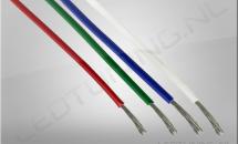 4-Way Wire Set 0.5mm² Red, Green, Blue and White