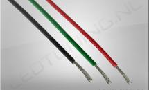 3-Way Wire 0.5mm² Black, Green en Red